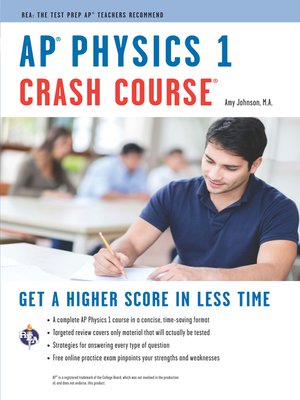 cover image of AP® Physics 1 Crash Course Book + Online
